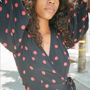 Ganni - Polka Dot Top